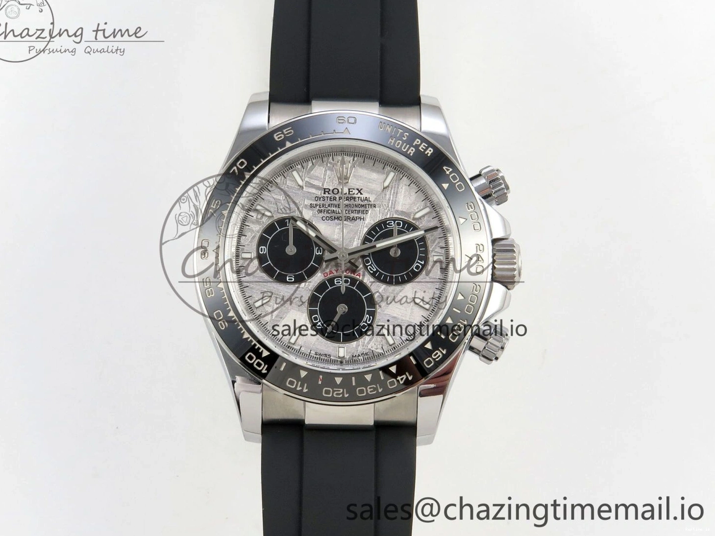 1223 UrbanStyle Daytona 126519 Gain Weight SWF 1:1 Best Edition Meteorite Dial Sticks Markers on Oysterflex Strap SH 153